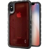image:imageSmartish iPhone X Tough Case  Silk Armor Protective Rugged Grip Cover  Guardzilla  Includes Tempered Glass Screen Protector  Crimson RedOxblood Red