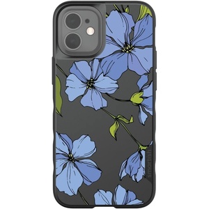 image:imageSmartish  Blue Blossoms  iPhone 12 Mini Slim Case  Gripmunk Lightweight  Protective Thin Cover  Fits iPhone 12 Mini