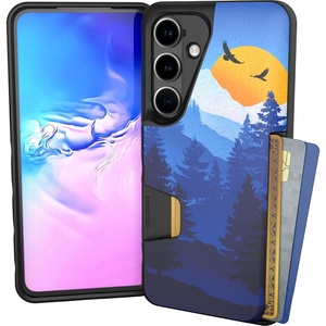 image:imageSmartish Galaxy S24 Ultra Wallet Case  Wallet Slayer Vol 1 Slim  Protective Credit Card Holder  Drop Tested Hidden Card Slot Cover Compatible with Samsung Galaxy S24 Ultra  Black Tie AffairSoo Serene