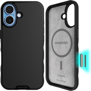 image:imageSmartish iPhone 11 Pro Max Slim Case  Gripmunk Lightweight  Protective Thin Cover Silk  Black Tie AffairBlack w Camera Control MagSafe