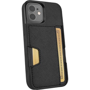 image:imageSmartish iPhone 12 mini Wallet Case  Wallet Slayer Vol 2 Slim Protective Kickstand Credit Card Holder Silk  Black Tie Affair