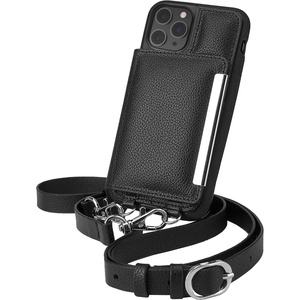 image:imageSmartish iPhone 1212 Pro Crossbody Case for Women  Dancing Queen PurseClutch with Detachable Strap amp Card Holder  Stiletto BlackSilverStiletto BlackSilver