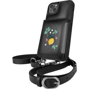 image:imageSmartish iPhone 13 Pro Crossbody Wallet Case for Women  Dancing Queen PurseClutch with Detachable Strap amp Wristlet Protective Cover with Credit Card Holder  Stiletto BlackGoldLemon Party