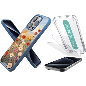 image:imageSmartish iPhone 16 Pro MagSafe Case  2Pack Screen Protectors Bundle  Gripmunk Slim amp Thin Grip Cover with Microfiber Lining for Apple iPhone 16 Pro  Wildflower Fields