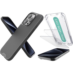 image:imageSmartish iPhone 16 Pro MagSafe Case  2Pack Tempered Glass Screen Protector Bundle  Gripmunk  Tuff Sheet  Protective Magnetic Case with Crystal Clear Screen Protection  Black