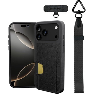 image:imageSmartish iPhone 17 Pro Max Wallet Case  Phone Wristlet  Slim  Protective Phone Case Credit Card Holder  Detachable Wrist Strap Loop for Apple iPhone 17 Pro Max  Black Tie Affair