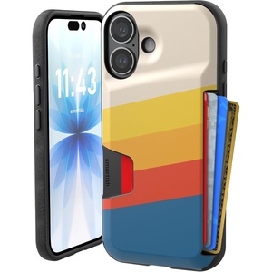 image:imageSmartish iPhone 78  SE Wallet Case  Wallet Slayer Vol 1 Slim  Protective Credit Card Holder  Drop Tested Hidden Credit Card Slot Cover for Apple iPhone 78  SE  Black Tie AffairStriped Up