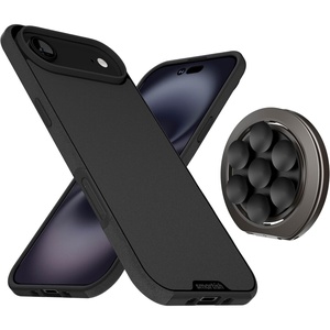 image:imageSmartish iPhone Air MagSafe Case  Magnetic Suction Mount Bundle  Gripmunk  WallFlower  Suction Stick On Phone Mount  Finger Grip Loop for iPhone  Extra Strength Magnets