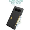 image:imageSmartish Galaxy S10 Plus Wallet Case  Wallet Slayer Vol 1 Protective Grip Credit Card Holder Cover for Samsung Silk  Black Tie Affair