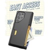 image:imageSmartish Galaxy S23 Ultra Wallet Case  Wallet Slayer Vol 1 Slim  Protective Grip Credit Card Holder  Drop Tested Hidden Card Slot Cover for Samsung Galaxy S23 Ultra  Graspin AspenBlack Tie Affair