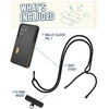image:imageSmartish Galaxy S24 Wallet Case with Crossbody Lanyard Strap  Wallet Slayer Vol 1  Slim  Protective Credit Card Holder with Universal Detachable Shoulder Neck Strap  Black Tie AffairRope Strap Bundle