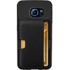 image:imageSmartish Galaxy S6 Wallet Case  Q Card Case for Samsung Galaxy S6  Ultra Slim Protective Kickstand Credit Card Carrying Case CM4  Platinum GoldBlack Onyx