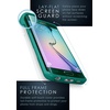 image:imageSmartish Galaxy S6 Wallet Case  Q Card Case for Samsung Galaxy S6  Ultra Slim Protective Kickstand Credit Card Carrying Case CM4  Platinum GoldPacific Green