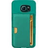 image:imageSmartish Galaxy S6 Wallet Case  Q Card Case for Samsung Galaxy S6  Ultra Slim Protective Kickstand Credit Card Carrying Case CM4  Platinum GoldPacific Green