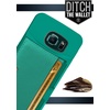 image:imageSmartish Galaxy S6 Wallet Case  Q Card Case for Samsung Galaxy S6  Ultra Slim Protective Kickstand Credit Card Carrying Case CM4  Platinum GoldPacific Green