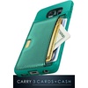 image:imageSmartish Galaxy S6 Wallet Case  Q Card Case for Samsung Galaxy S6  Ultra Slim Protective Kickstand Credit Card Carrying Case CM4  Platinum GoldPacific Green