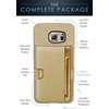 image:imageSmartish Galaxy S6 Wallet Case  Q Card Case for Samsung Galaxy S6  Ultra Slim Protective Kickstand Credit Card Carrying Case CM4  Platinum GoldPlatinum Gold
