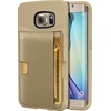 image:imageSmartish Galaxy S6 Wallet Case  Q Card Case for Samsung Galaxy S6  Ultra Slim Protective Kickstand Credit Card Carrying Case CM4  Platinum GoldPlatinum Gold