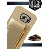 image:imageSmartish Galaxy S6 Wallet Case  Q Card Case for Samsung Galaxy S6  Ultra Slim Protective Kickstand Credit Card Carrying Case CM4  Platinum GoldPlatinum Gold