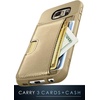 image:imageSmartish Galaxy S6 Wallet Case  Q Card Case for Samsung Galaxy S6  Ultra Slim Protective Kickstand Credit Card Carrying Case CM4  Platinum GoldPlatinum Gold
