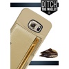image:imageSmartish Galaxy S6 Wallet Case  Q Card Case for Samsung Galaxy S6  Ultra Slim Protective Kickstand Credit Card Carrying Case CM4  Platinum GoldPlatinum Gold