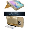image:imageSmartish Galaxy S6 Wallet Case  Q Card Case for Samsung Galaxy S6  Ultra Slim Protective Kickstand Credit Card Carrying Case CM4  Platinum GoldPlatinum Gold
