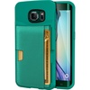 image:imageSmartish Galaxy S6 Wallet Case  Q Card Case for Samsung Galaxy S6  Ultra Slim Protective Kickstand Credit Card Carrying Case CM4  Platinum GoldPacific Green