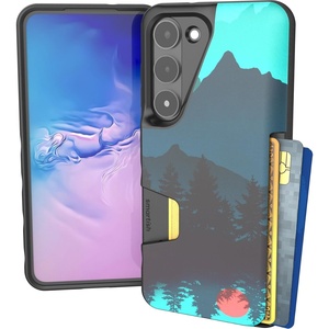 image:imageSmartish Galaxy S23 Ultra Wallet Case  Wallet Slayer Vol 1 Slim  Protective Grip Credit Card Holder  Drop Tested Hidden Card Slot Cover for Samsung Galaxy S23 Ultra  Graspin AspenTake A Hike