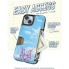 image:imageSmartish  Heart Stamped Sky  iPhone 14 Pro Max Wallet Case  Wallet Slayer Vol 1 Slim  Protective Credit Card Holder  Fits iPhone 14 Pro Max