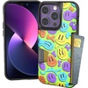 image:imageSmartish  iPhone 14 Wallet Case  Sticker Shock  Wallet Slayer Vol 1 Slim  Protective Y2K Credit Card Holder  Fits iPhone 14Dont Worry  Be Melty