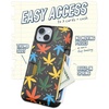 image:imageSmartish  iPhone 14 Wallet Case  Sticker Shock  Wallet Slayer Vol 1 Slim  Protective Y2K Credit Card Holder  Fits iPhone 14Funny Leaves