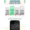image:imageSmartish  iPhone 14 Wallet Case  Sticker Shock  Wallet Slayer Vol 1 Slim  Protective Y2K Credit Card Holder  Fits iPhone 14Funny Leaves