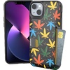image:imageSmartish  iPhone 14 Wallet Case  Sticker Shock  Wallet Slayer Vol 1 Slim  Protective Y2K Credit Card Holder  Fits iPhone 14Funny Leaves