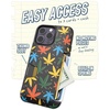 image:imageSmartish  iPhone 14 Wallet Case  Sticker Shock  Wallet Slayer Vol 1 Slim  Protective Y2K Credit Card Holder  Fits iPhone 14Funny Leaves