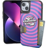 image:imageSmartish  iPhone 14 Wallet Case  Sticker Shock  Wallet Slayer Vol 1 Slim  Protective Y2K Credit Card Holder  Fits iPhone 14Main Character Energy