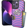 image:imageSmartish  iPhone 14 Wallet Case  Sticker Shock  Wallet Slayer Vol 1 Slim  Protective Y2K Credit Card Holder  Fits iPhone 14Main Character Energy