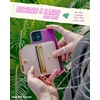 image:imageSmartish Stickon Crossbody Wallet  Dancing Queen Side Piece PurseClutch with Detachable Strap amp Card Holder  Universal Fit for iPhone amp Android Phones  Stiletto BlackSilverRos All Day