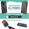 image:imageSmartish iPhone 16 Pro MagSafe Case  Crossbody Lanyard Strap  Gripmunk Protective Cover for Apple iPhone 16 Pro  Case Clinger Strap  Black Tie Affair