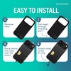 image:imageSmartish iPhone 17 Pro Max Wallet Case  Crossbody Lanyard Strap  Slim  Protective Phone Case Credit Card Holder  Detachable Shoulder Neck Strap for Apple iPhone 17 Pro Max  Black Tie Affair