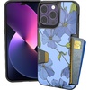 image:imageSmartish  Blue Blooms  iPhone 15 Pro Max Wallet Case  Wallet Slayer Vol 1 Slim  Protective Credit Card Holder  Fits iPhone 15 Pro Max