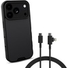 image:imageSmartish iPhone 17 Pro MagSafe Case  USBC to USBCLightning Cable Bundle  Gripmunk  Crown Joule  Magnetic Protective Case with Dynamic Camera Control Button  100W 2in1 Charger  Black