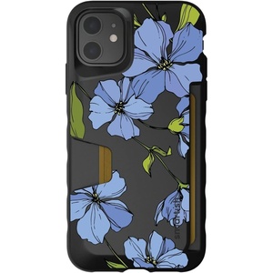 image:imageSmartish  Blue Blossoms  iPhone 11 Wallet Case  Wallet Slayer Vol 1 Slim  Protective Credit Card Holder  Fits iPhone 11