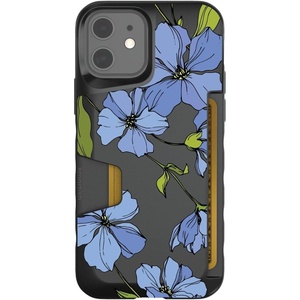 image:imageSmartish  Blue Blossoms  iPhone 12  iPhone 12 Pro Wallet Case  Wallet Slayer Vol 1 Slim  Protective Credit Card Holder  Fits iPhone 12  iPhone 12 Pro