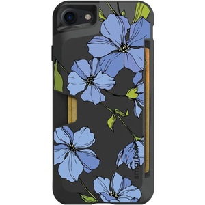 image:imageSmartish  Blue Blossoms  iPhone 78SE 2020 Wallet Case  Wallet Slayer Vol 1 Slim  Protective Credit Card Holder  Fits iPhone 78SE 2020