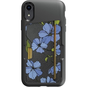 image:imageSmartish  Blue Blossoms  iPhone XR Wallet Case  Wallet Slayer Vol 2 Slim  Protective Kickstand Credit Card Holder  Fits iPhone XR