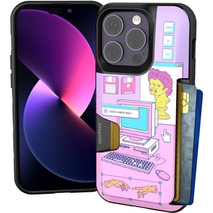 image:imageSmartish  Cyber Goddess  iPhone 14 Pro Wallet Case  Wallet Slayer Vol 1 Slim  Protective Credit Card Holder  Fits iPhone 14 Pro