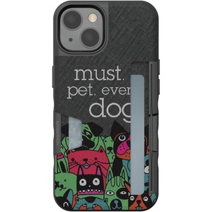 image:imageSmartish  Heart Dogs  iPhone 14 Pro Wallet Case  Wallet Slayer Vol 1 Slim  Protective Credit Card Holder  Fits iPhone 14 ProWallet Slayer Vol 2