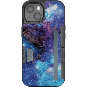 image:imageSmartish  Spaced Out  iPhone 15 Wallet Case  Wallet Slayer Vol 2 Slim  Protective Kickstand Credit Card Holder  Fits iPhone 15