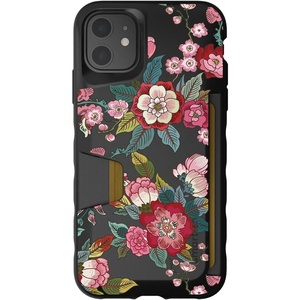 image:imageSmartish  Vintage Floral  iPhone 11 Wallet Case  Wallet Slayer Vol 1 Slim  Protective Credit Card Holder  Drop Tested Hidden Card Slot Cover Compatible with Apple iPhone 11