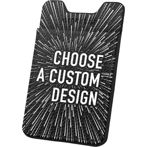 image:imageSmartish Stickon Phone Wallet  Sidecar Slim Expandable Credit Card Pocket  Universal Fit iPhone and Android  Black Tie AffairSecret Menu
